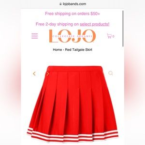 Lo Jo Cheerleader Skirt